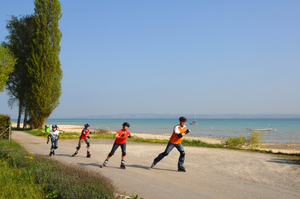 Faire du roller au Lac de Constance